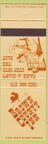 Matchbook Cover - Brown County Inn Nashville IN