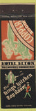 Matchbook Cover - Hotel Elton Waterbury CT King's Kitchen Copper Room