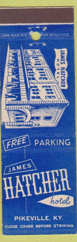 Matchbook Cover - James Hatcher Hotel Pikeville KY