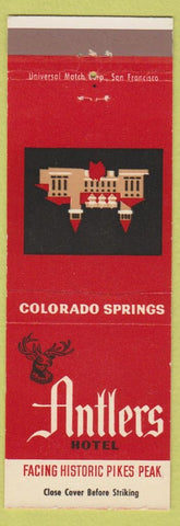 Matchbook Cover - Antlers Hotel Colorado Springs