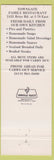 Matchbook Cover - Towngate Family Restaurant Columbus OH