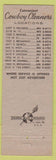 Matchbook Cover - Cowboy Cleaners Wichita KS