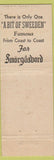 Matchbook Cover - A Bit of Sweden Chicago IL