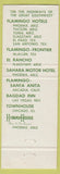 Matchbook Cover - Flamingo Sahara Hiway House AZ TX CA CHAIN