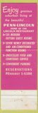 Matchbook Cover - Penn Lincoln Hotel Pittsburgh PA