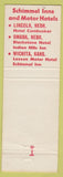 Matchbook Cover - Lassen Motor Hotel Wichita KS
