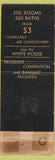 Matchbook Cover - Lee Sheraton Hotel Washington  DC? WORN