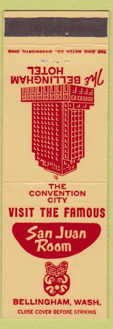 Matchbook Cover - Bellingham Hotel WA San Juan Room
