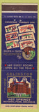Matchbook Cover - Arlington Hotel Baths Hot Springs National Park AR