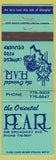 Matchbook Cover - Oriental Pearl Chinese Restaurant Winnipeg MB