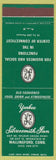 Matchbook Cover - Yankee Silversmith Inn Wallingford CT