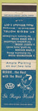 Matchbook Cover - St Regis Hotel Winnipeg MB WEAR