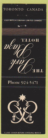 Matchbook Cover - Park Plaza Hotel Toronto ON