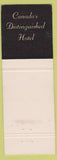 Matchbook Cover - Park Plaza Hotel Toronto ON