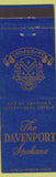 Matchbook Cover - Davenport Hotel Spokane WA