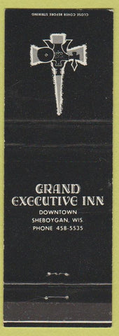 Matchbook Cover - Grand Executive Inn Sheboygan WI