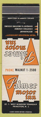 Matchbook Cover - Palmer Motor Inn Princeton NJ