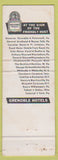 Matchbook Cover - General Brodhead Hotel Beaver Falls PA