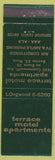 Matchbook Cover - Terrace Motel Apartments Boston MA