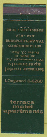 Matchbook Cover - Terrace Motel Apartments Boston MA