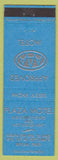Matchbook Cover - Plaza Motel Bryan OH blue