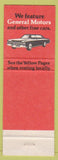Matchbook Cover - Budget Rental Cars San Antonio TX