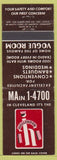 Matchbook Cover - Hollenden Hotel Cleveland OH Vogue Room