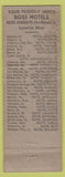 Matchbook Cover - Hotel Castle Omaha NE WORN
