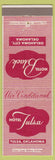 Matchbook Cover - Hotel Black Oklahoma City OK Tulsa