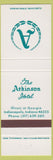 Matchbook Cover - Atkinson Hotel Indianapolis IN