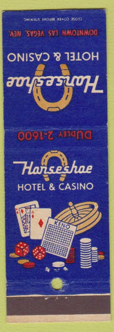 Matchbook Cover - Horseshoe Casino Las Vegas NV