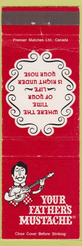 Matchbook Cover - Your Father's Mustache