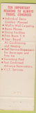 Matchbook Cover - Nautilus Congress Inn Cape Coral FL