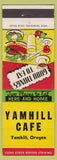 Matchbook Cover - Yamhill Cafe OR