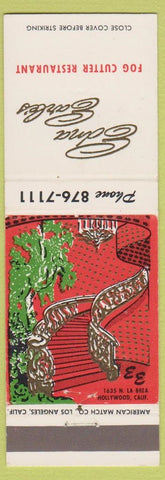 Matchbook Cover - Edna Earle's Fog Cutter Restaurant Hollywood CA