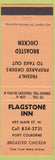 Matchbook Cover - Flagstone Inn Port Colborne ON
