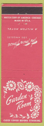 Matchbook Cover - The Towne House Garden Room Los Angeles CA
