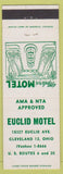 Matchbook Cover - Euclid Motel Cleveland OH