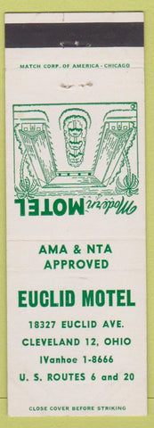 Matchbook Cover - Euclid Motel Cleveland OH