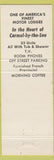 Matchbook Cover - Village Inn Motor Lodge Carmel by the Sea CA