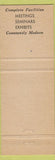Matchbook Cover - The Angebilt Hotel Orlando FL