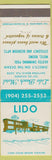 Matchbook Cover - Lido Beach Motel Daytona Beach FL WEAR
