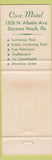 Matchbook Cover - Cove Motel Daytona Beach FL