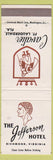 Matchbook Cover - Jefferson Hotel Richmond VA Fort Lauderdale FL