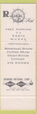 Matchbook Cover - Ralston Motor Hotel Columbus GA
