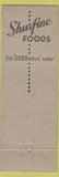 Matchbook Cover - American Scene Great Northwest Purple Sage Shurfine foods