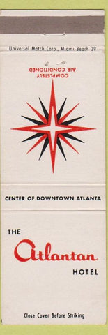 Matchbook Cover - Atlantan Hotel Atlanta GA