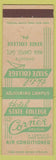 Matchbook Cover - Hotel State College PA white green