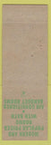 Matchbook Cover - Hotel State College PA white green