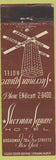 Matchbook Cover - Sherman Square Hotel New York City